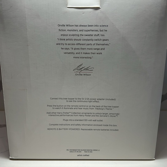 Hallmark Keepsake Harry Potter Hogwarts Castle Tree topper - Picture 4 of 5